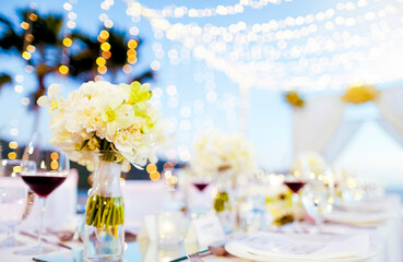 Dinner set up