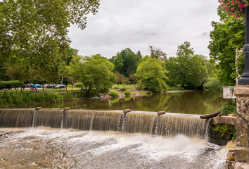 Chagrin Falls, the waterfalls located in the Village of Chagrin Falls, Ohio