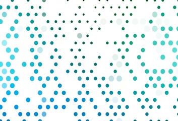 Light Blue, Green vector cover with spots.