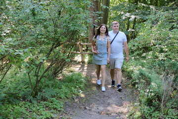 Małżeństwo - Leśne Arboretum w Kudypach