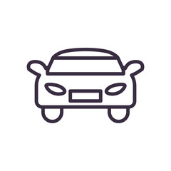 car line style icon vector design