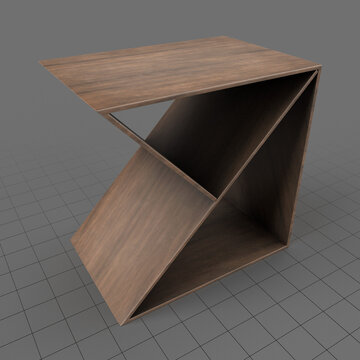 Wooden side table