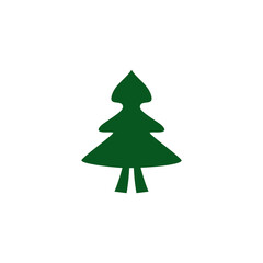 Pine tree logo design symbol template