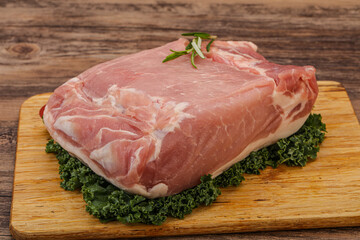 Pork meat piece for cooking