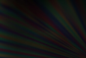 Fototapeta premium Dark Black vector texture with colored lines.