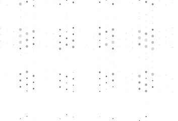 Light Silver, Gray vector texture with disks.