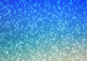 Light Blue, Green vector texture in rectangular style.