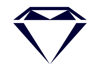 diamond line icon. linear style sign for mobile concept and web design. Symbol, logo illustration. Pixel perfect vector graphics
