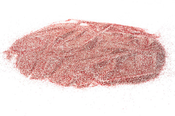 Fototapeta premium red white coral sand isolated on white