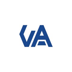 Simple VA initial Logo designs template vector illustration