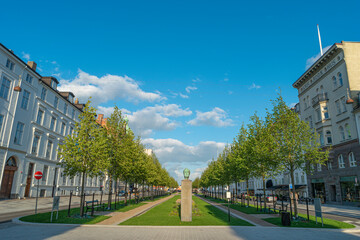 Obraz premium Cityscape of modern and old historical downtown of Copenhagen, Denmark