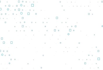 Light BLUE vector layout with circle spots, cubes.