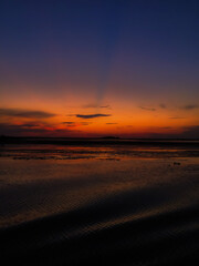 Obraz premium sunset on the beach