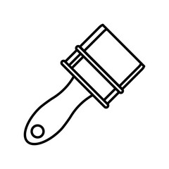gross paint brush tool line style icon
