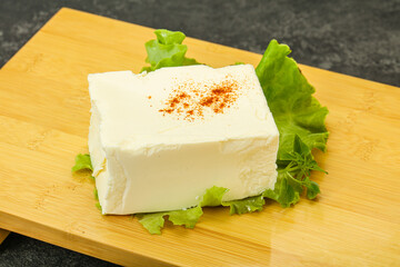 Greek traditional soft feta cheese