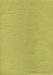 Backdrop canvas of seamless empty green cotton fabric
