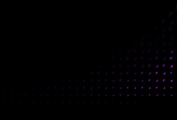 Dark Purple vector template with circles.