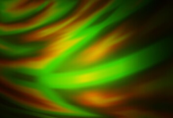 Dark Green, Yellow vector colorful blur backdrop.