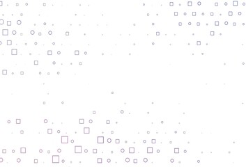 Light Purple vector cover with circles, cubes.