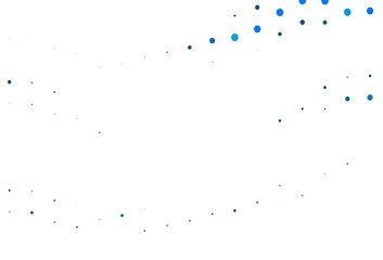 Light Blue, Green vector background with bubbles.