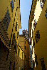 Fototapeta na wymiar Riva del Garda, historic city on the lake