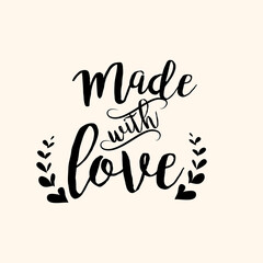 Fototapeta premium made with love