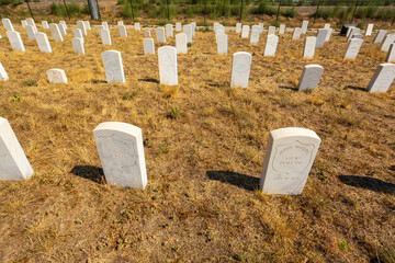 Established in 1876, 77-acre Riverside Cemetery is Denver's oldest with over 67,000 people buried including hundreds of historical figures and 1,000 veterans, many of which were from the civil war.