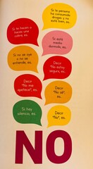 set of speech bubbles
