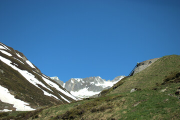 Oberalppass in der Schweiz 21.5.2020