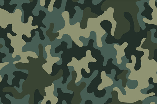 Full seamless camouflage texture skin pattern vector for military textile. Usable for Jacket Pants Shirt and Shorts. Army camo masking design for hunting fabric print and wallpaper. 