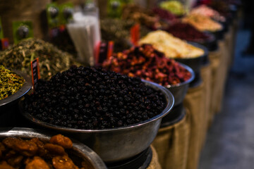 Some spices on a market