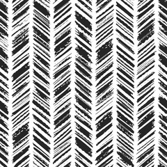 Full Seamless Distress Abstract Texture Pattern. Monochrome Vector. Black and White Dress Fabric Print. Design for Textile and Home Decoration. 