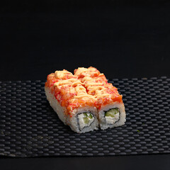 set rolls. traditional Asian cuisine