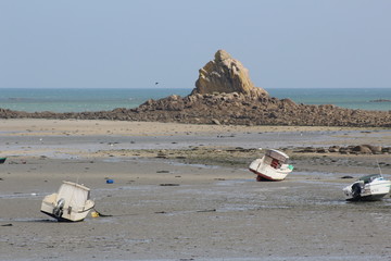 Obraz premium Un rocher isolé