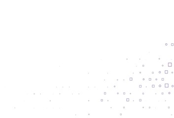 Light Purple vector texture with disks, rectangles.