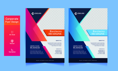 Business flyer design template | Creative Flyer Design | Illustrator EPS or Vector