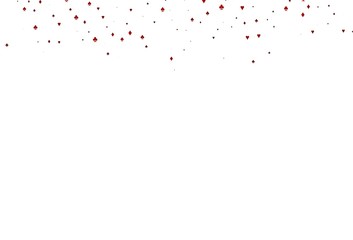 Light Orange vector pattern with symbol of cards.