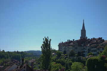 Fototapeta premium Ausblick über Bern in der Schweiz 21.5.2020