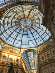 Obraz premium Galleria Vittorio Emanuele II, Milan, Italy