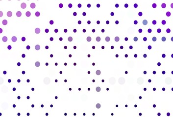 Light Purple vector background with bubbles.