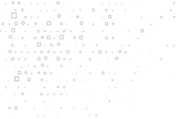 Light Purple vector cover with circles, cubes.