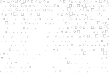 Light Silver, Gray vector template with spots, rectangles.