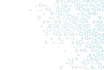 Light BLUE vector backdrop with dots, spots, cubes.