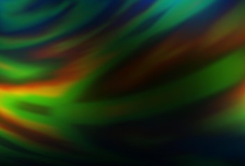 Dark Green, Yellow vector colorful abstract background.