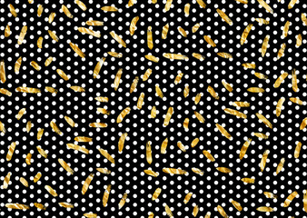 dots pattern with foil