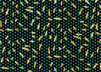 dots pattern with foil