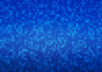 Light BLUE vector cover in polygonal style.