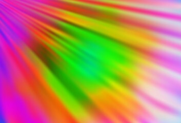 Light Multicolor, Rainbow vector background with straight lines.