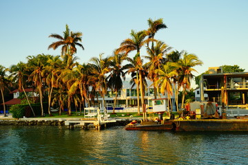 Obraz premium Miami beach at sun set 