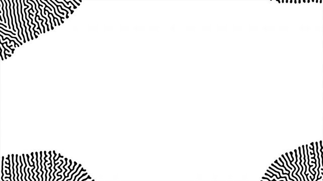 Reaction diffusion organic growing pattern. Turing system science background.
